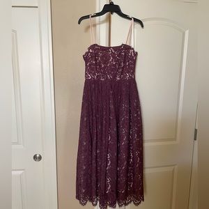 ASOS midi lace dress. Never worn. NWT. Size 6